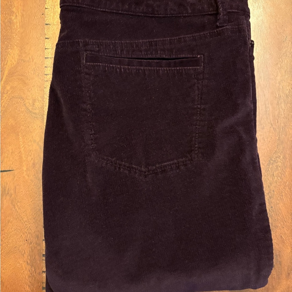 Banana Republic Deep Maroon Corduroys. size 12L - Picture 4 of 5